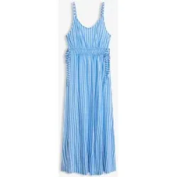 bonprix Strandkleid aus fließender Viskoseblau 40Damen