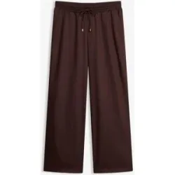 bonprix Marlenehose mit Leinenmischungbraun 36Damen