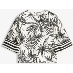 bonprix Kurzarmbluseschwarz 36Damen