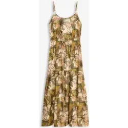 bonprix Maxikleid aus fließender Viskosegrün 50Damen