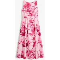 bonprix Kleid mit weitem Rockrosa 52Damen