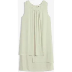 bonprix Chiffonkleid im Lagen-Lookgrün 48Damen