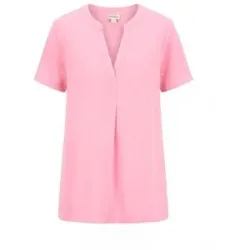 bonprix Long-Tunika aus reiner Viskoserosa 46Damen
