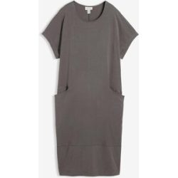 bonprix Jerseykleid mit Taschengrau 52Damen