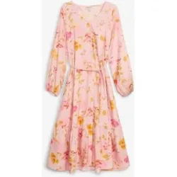 bonprix Midikleid aus softem Viskose-Mixrosa 42Damen