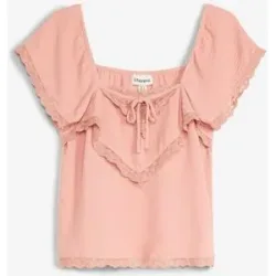 bonprix Blusentop aus leichtem Crêperosa 42Damen