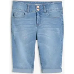 bonprix Jeans Bermuda Mid Waistblau 50Damen