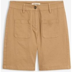bonprix Bermuda aus Baumwoll-Mixbeige 42Damen