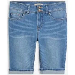 bonprix Jeans Bermuda Mid Waistblau 42Damen