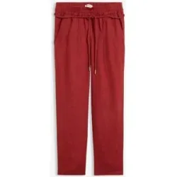 bonprix Schlupfhose aus reinem Leinenrot 38Damen