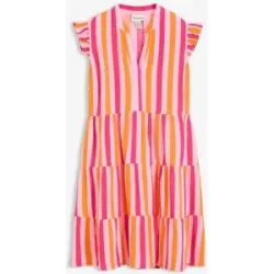 bonprix Tunika-Kleid aus luftigem Musselinrosa 38Damen