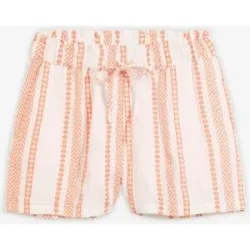 bonprix Musselin-Shorts aus reiner Baumwolleweiß 38Damen