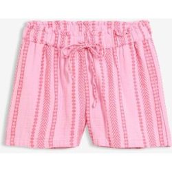 bonprix Shorts aus luftigem Musselinrosa 52Damen