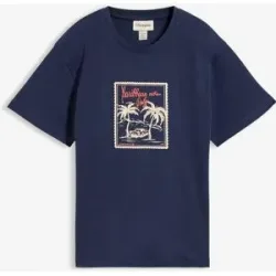 bonprix T-Shirt aus reiner Bio-Baumwolleblau 44Damen