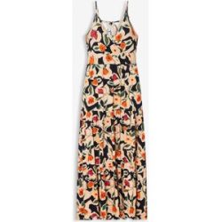 bonprix Maxikleid aus softem Viskose-Mixschwarz 36Damen