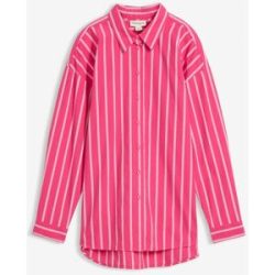 bonprix Oversize-Hemdbluse aus reiner Baumwollepink 36Damen
