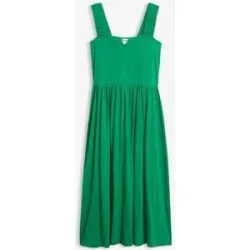 bonprix Shirtkleid aus Baumwoll-Viskose-Mixgrün 36Damen