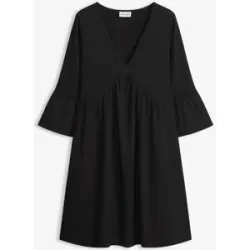 bonprix Jersey-Tunika-Kleidschwarz 36Damen