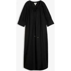 bonprix Tunika-Kleid aus fließender Viskoseschwarz 36Damen