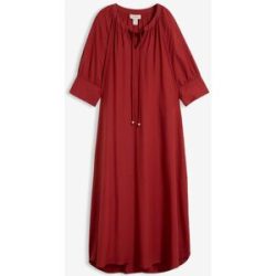 bonprix Tunika-Kleid aus fließender Viskoserot 44Damen