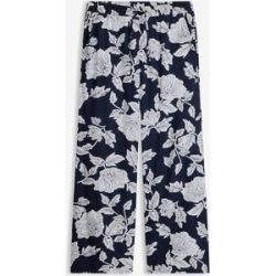 bonprix Palazzo-Hose aus fließender Viskoseblau 54Damen
