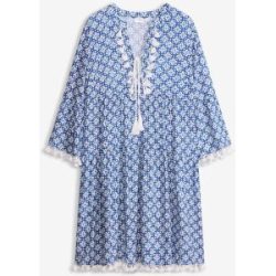 bonprix Tunika-Kleid aus softer Viskoseblau 44Damen