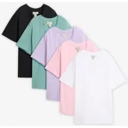 bonprix Longshirt (5erPack)lila 40Damen