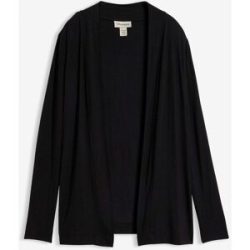bonprix Shirtjacke aus softer Viskoseschwarz 32Damen
