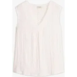 bonprix Top mit Lochstickereiweiß 36Damen