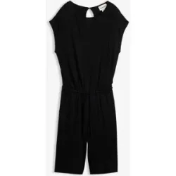 bonprix Overall aus softer Viskose-Mischungschwarz 40Damen