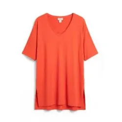 bonprix Long-Shirt aus Viskose-Mixrot 40Damen
