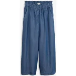 bonprix Palazzo-Hose mit Seitenschlitz, 7/8 Längeblau 40Damen