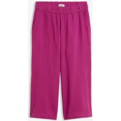 bonprix Marlenehose aus Baumwoll-Musselinlila 42Damen