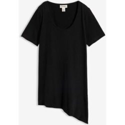 bonprix Longshirt bequeme Passform, asymmetrischer Saum, mit Seitenschlitz
