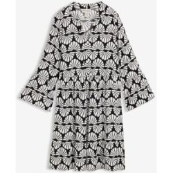 bonprix Tunika-Kleid aus fließender Viskoseweiß 44Damen
