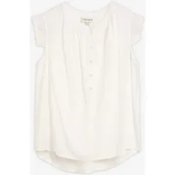bonprix Blusentop aus Viskoseweiß 46Damen