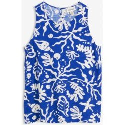 bonprix Blusentop mit fließender Viskoseblau 38Damen