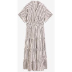 bonprix Wickelkleid aus reiner Baumwollebraun 54Damen