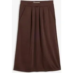 bonprix Jersey-Rock aus Viskose-Mixbraun 44Damen