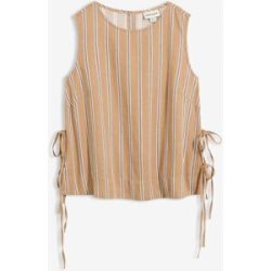 bonprix Gestreiftes Blusentopbeige 36Damen