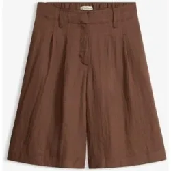 bonprix Bermuda aus softem Viskose-Mixbraun 54Damen