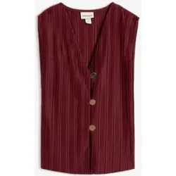 bonprix Top mit Plisseerot 40Damen