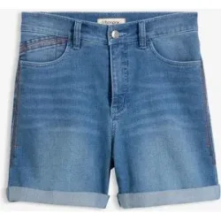 bonprix Leichte Jeans-Shorts Mid Waistblau 54Damen