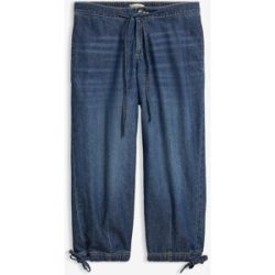 bonprix Barrel-Jeans Mid Waist, croppedblau 44Damen