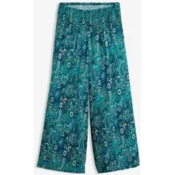 bonprix Palazzohose aus reiner Viskose, Loose Fit, sehr weites Bein, Paisley-Alloverprint