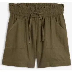 bonprix Shorts aus Leinen-Viskose-Mixgrün 38Damen