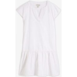 bonprix Jeans-Tunika-Kleid aus Baumwolleweiß 44Damen