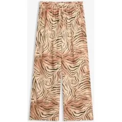 bonprix Weite Hose mit Komfortbundbeige 48Damen