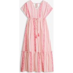 bonprix Midikleid aus Baumwoll-Mixweiß 40Damen