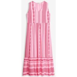 bonprix Maxikleid aus fließender Viskoserot 40Damen